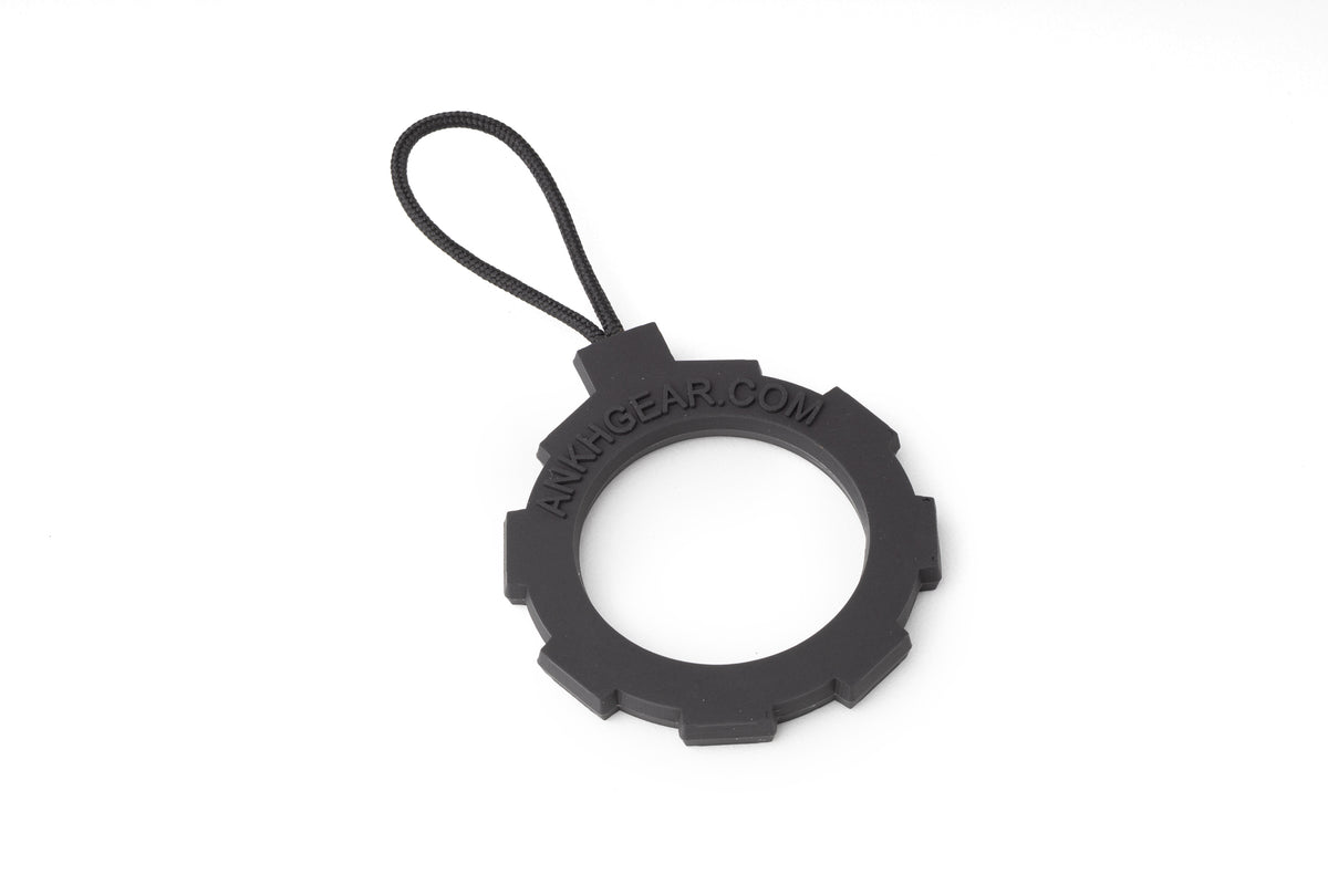Zipper Pull Round Gear