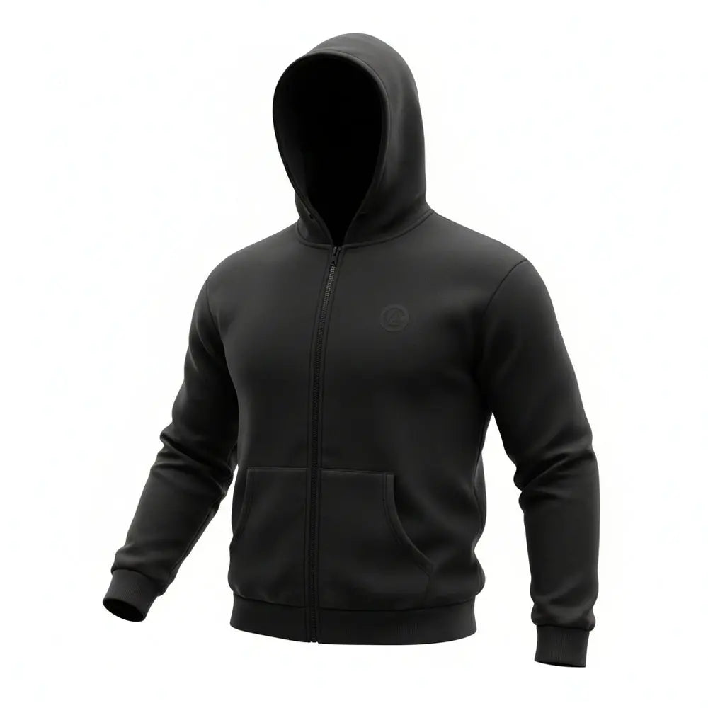 A black ANKHGEAR FREEDOM Hoodie with MagZip